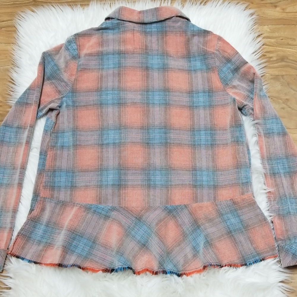 📍FREE PEOPLE | We The Free Corduroy Peplum Shirt - Picture 5 of 8